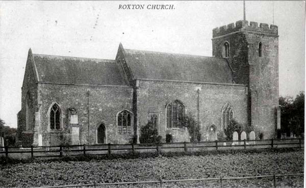 X396-192 Roxton church about 1900